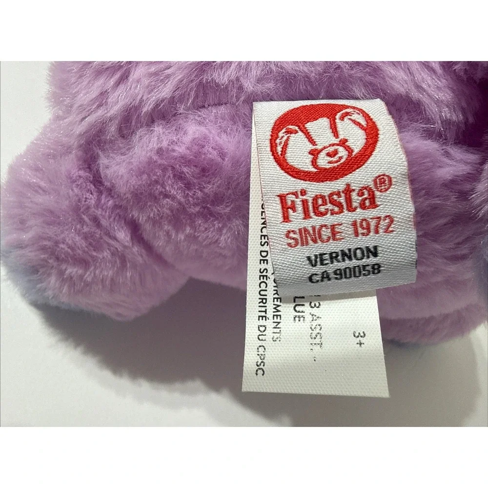 Fiesta Blueberry Purple Cow Plush Stuffed Animal 10